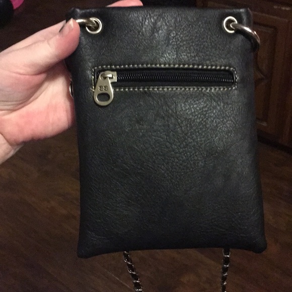 SS Country Diamond Cross Brown leather small bag - Picture 9 of 16